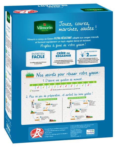 Ultra résistant - Gazon Ultra Résistant - Label Rouge - 3 kg - PACKAGING_3D_VERSO